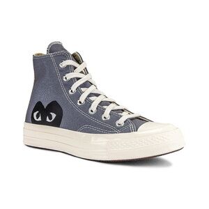 COMME DES GARCONS PLAY - Converse Chuck Taylor High - Gray & Black